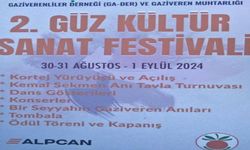 Gaziveren’de 2. Güz Kültür Sanat Festivali yapılıyor