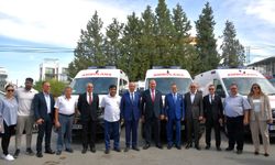 Dr. Burhan Nalbantoğlu Devlet Hastanesi’ne 3 ambulans bağışlandı