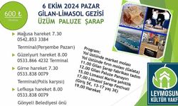 Leymosun Kültür Vakfı 6 Ekim’de Gilan ve Limasol'a gezi düzenliyor