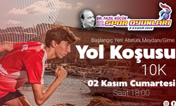 22. Dr. Fazıl Küçük Spor Oyunları 2-3 Kasım’da yapılacak... Yol Koşusu için kayıtlar başladı