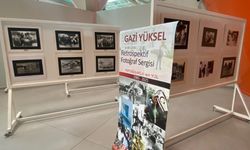 Gazi Yüksel’in Retrospektif sergisi Ercan Havalimanı’nda açıldı