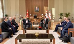 Erhürman, Azerbaycan-KKTC Parlamentolararası Dostluk Grubunu kabul etti