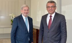 Cumhurbaşkanı Tufan Erhürman, Hahn’ı kabul etti