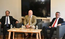 Erhürman ve Hristodulidis, KŞK’yı ziyaret etti