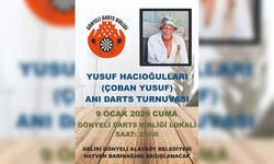 Yusuf Hacıoğulları Anı Darts Turnuvası düzenleniyor...