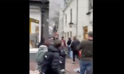 Hollanda'nın Utrecht kentinde meydana gelen patlama yangına yol açtı