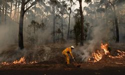 Avustralya'da aşırı sıcaklık uyarıları verilen Victoria eyaletinde yangınla mücadele sürüyor