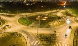 Alayköy Çemberi aydınlatıldı