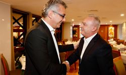 Erhürman, DİSİ eski Başkanıyla bir araya geldi...