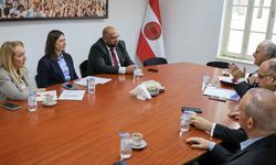 CTP Genel Başkanı İncirli, Yetkili Muhasipler ve Denetçiler Enstitüsü heyetini kabul etti