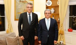 Erhürman, New York'ta Büyükelçi Ahmet Yıldız ile görüştü