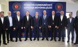 KIBTES ile Türkiye Memur-Sen ve Eğitim-Bir-Sen’den Büyükelçi Başçeri’ye ziyaret