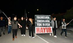 Kamuda örgütlü beş sendika yürüyüş düzenledi