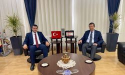 Dışişleri Bakanı Ertuğruloğlu, TÜRKGEF Başkanı Bayduz’u kabul etti