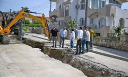 Kerpiçevler Sokak bölgesinde kanalizasyon altyapı çalışmaları sürüyor