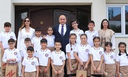 Başçeri, Şehit Yalçın İlkokulu öğrencilerini kabul etti: "Çocuklar, geleceğin teminatıdır"