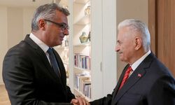 Cumhurbaşkanı Erhürman, TDT Aksakallar Konseyi Başkanı Binali Yıldırım’ı kabul etti