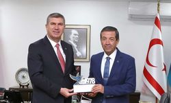 Ertuğruloğlu, Akdeniz Belediyeler Birliği heyetini kabul etti