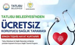 Tatlısu Belediyesi'nin ücretsiz sağlık taramaları devam ediyor