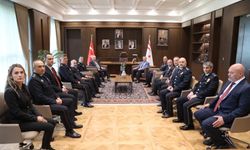 Başbakan Üstel, Türkiye Emniyet Genel Müdürü Ali Fidan’ı kabul etti