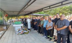 Gemi kazasında hayatını kaybeden Özbiler Gazimağusa'da toprağa verildi