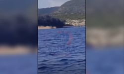 Dipkarpaz’da katamaran tipi yat yandı: 5 kişi yüzerek karaya çıktı