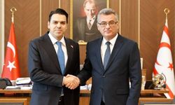 Cumhurbaşkanı Erhürman, TİKA Başkanı Eren ile heyetini kabul etti