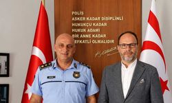 Sadıkoğlu İskele Polis Müdürü Erem'i ziyaret etti