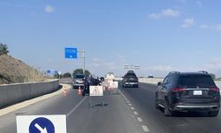 Lefkoşa Kuzey Çevre Yolu'nun bir bölümü trafiğe kapatıldı