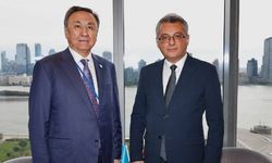 Erhürman, TDT Genel Sekreteri Ömüraliyev ile görüştü