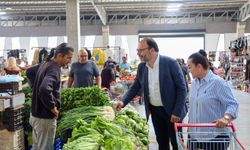 Sadıkoğlu Çifti Kapalı Pazar Yerini Ziyaret Etti