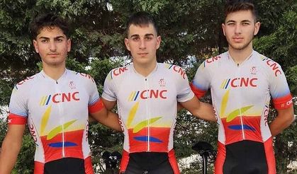 Kıbrıslı Türk bisikletçi Emre Kaplan, Avrupa şampiyonası hazırlıkları için Konya'da