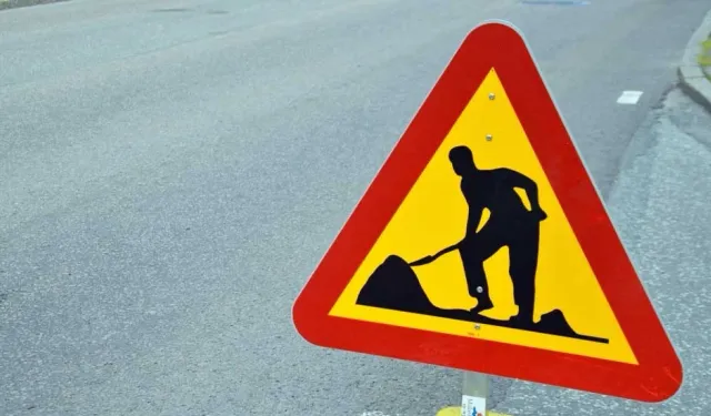 Girne Ecevit Caddesi’nde yol çalışması…