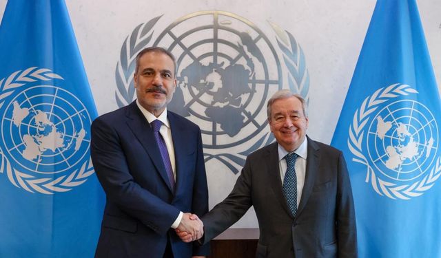 Fidan, BM Genel Sekreteri Guterres ile görüştü