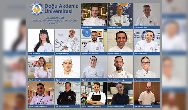 DAÜ Gastronomi ve Mutfak Sanatları Bölümü kadrosu güçleniyor