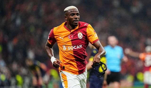 Victor Osimhen attığı gollerle Galatasaray'ı sırtlıyor