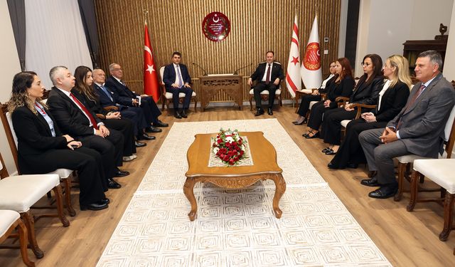 Öztürkler, Türkiye’den bazı siyasi partilerin temsilcilerini kabul etti