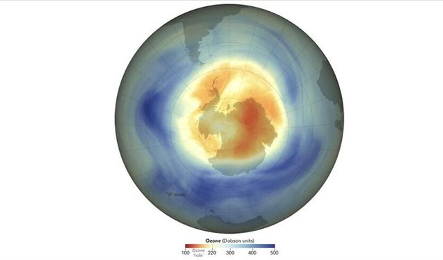 NASA: Antarktika üzerindeki ozon deliğinin boyutu, son 33 yılın en küçük 5. seviyesinde