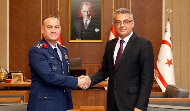 Cumhurbaşkanı Erhürman, Dalkıran'ı kabul etti