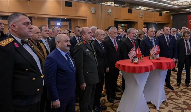 KKTC'nin kuruluşunun 42. yıl dönümü için Ankara'da resepsiyon düzenlendi