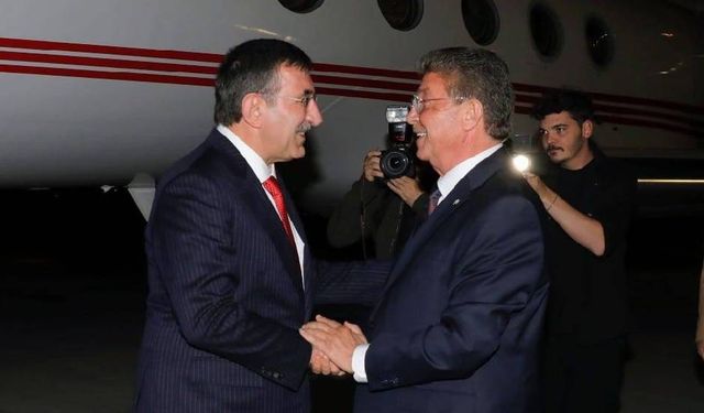 Türkiye Cumhuriyeti Cumhurbaşkanı Yardımcısı Yılmaz KKTC'de