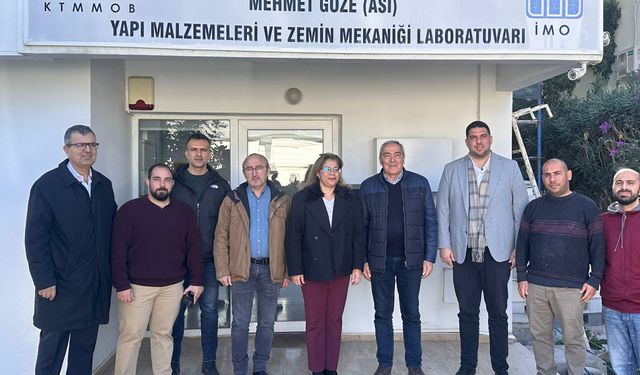 TMMOB İnşaat Mühendisleri Odası’ndan İnşaat Mühendisleri Odası’na ziyaret