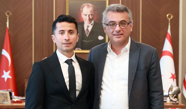 Erhürman, Hakan Tazegül’ü kabul etti