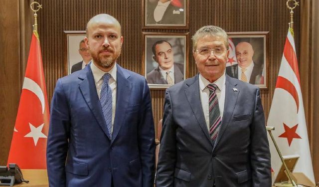 Başbakan Üstel, Bilal Erdoğan’ı kabul etti