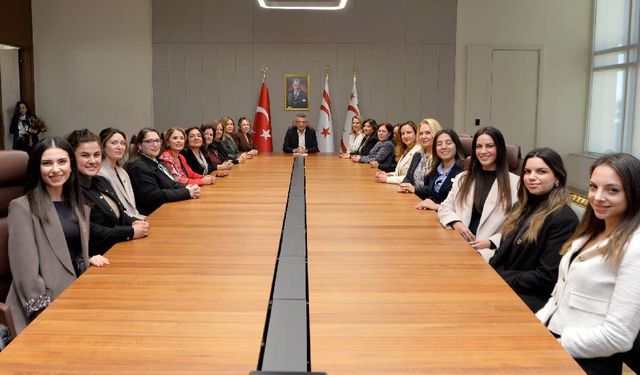 Erhürman, GİKAD, Genç GİKAD ve Gİ-KA KOOP heyetini kabul etti