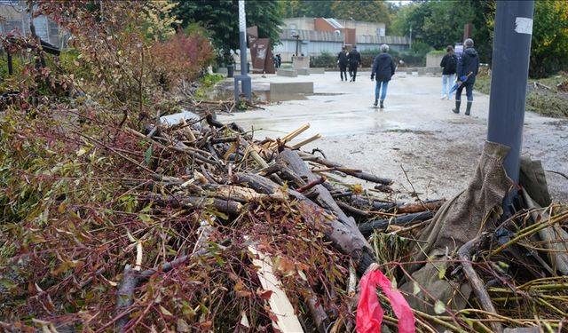 Fransa'nın Mios kentinde hortum yaklaşık 200 eve zarar verdi