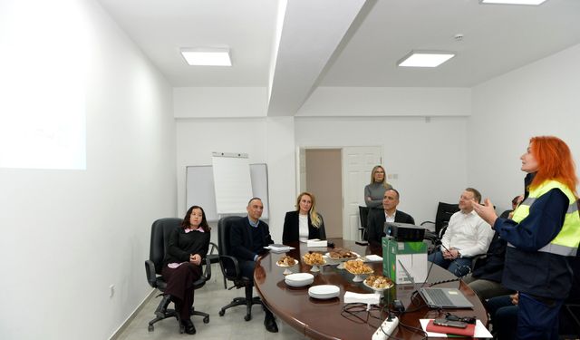 Nilden Bektaş Erhürman, Haspolat Arıtma Tesisi’ni ziyaret etti