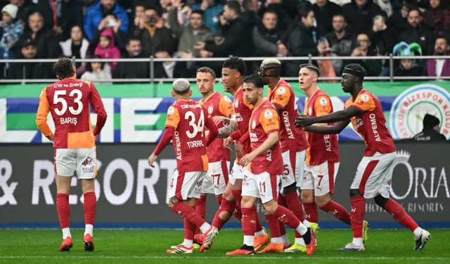 Barış Alper Yılmaz, Rize'de yıldızlaştı: Galatasaray 3 puanı 3 golle aldı