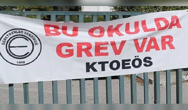 KTOEÖS yarın öğlenden sonra Girne ve bölge okullarında grevde olacak