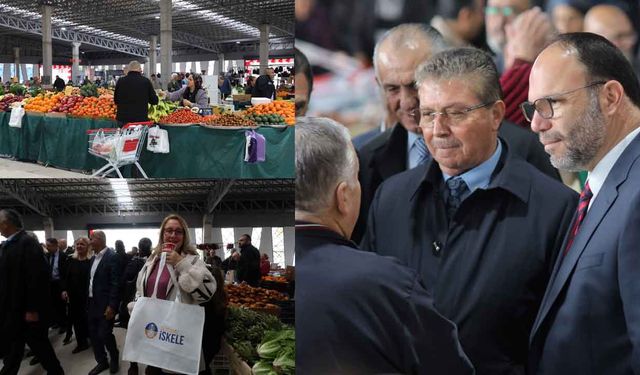 İskele Belediyesi Kapalı Pazar Yeri ve Terminal Alanı törenle açıldı